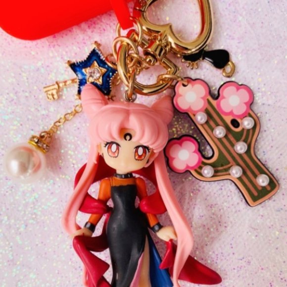 Sailor Moon Chibiusa AirPods Case Cover Keychain - Picture 3 of 3